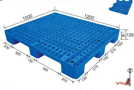 Durable HDPE Plastic Pallet for Heavy Load Stacking