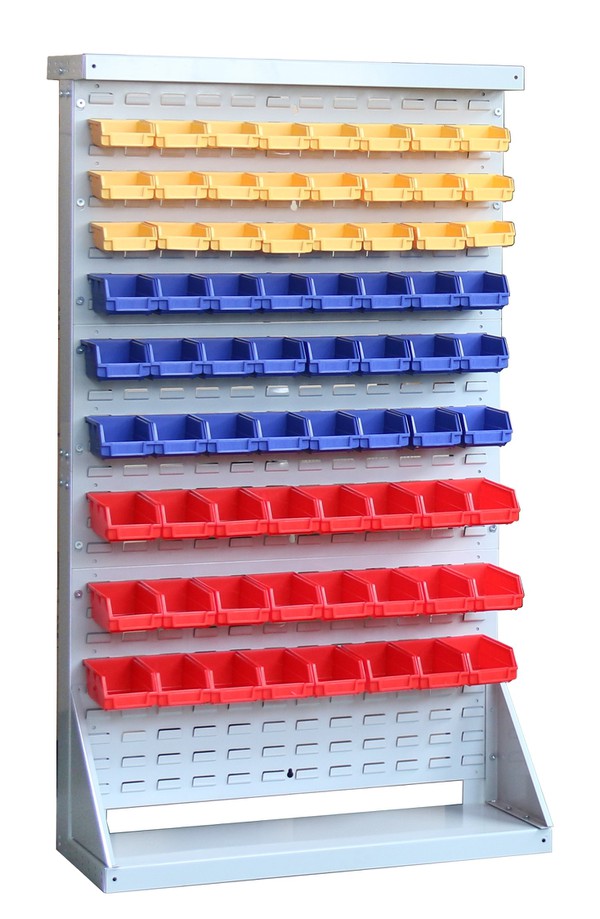 Durable Plastic Pegboard Bins for Slotted Pegboards