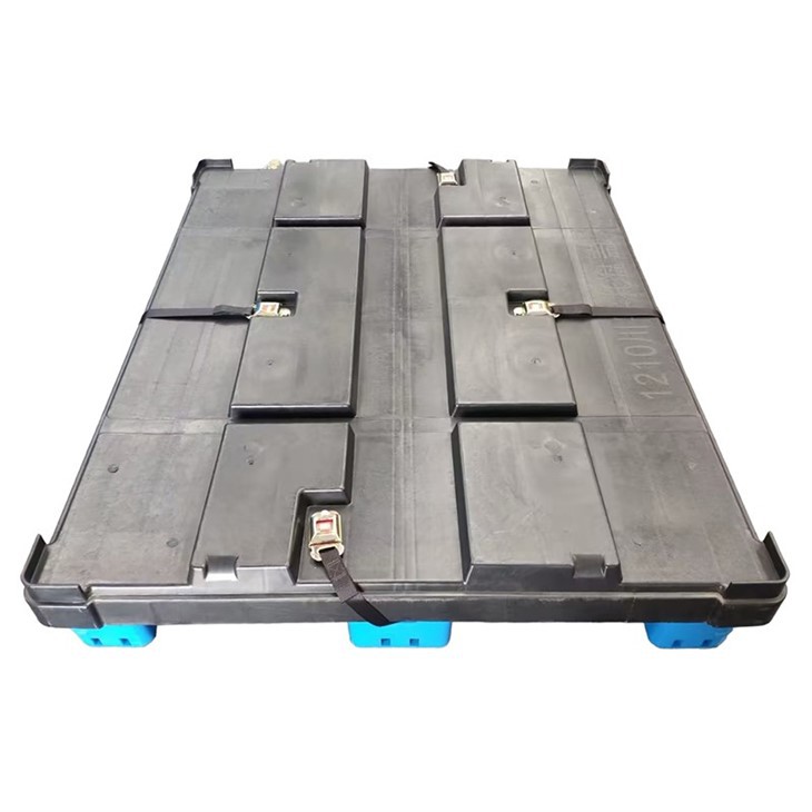 Durable HDPE Single Face Plastic Pallet with Lid image 3