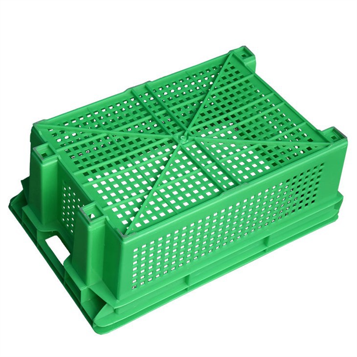 Durable Stackable HDPE Plastic Crates for Vegetables
