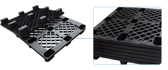 Light HDPE One-Way Plastic Pallet for Logistics