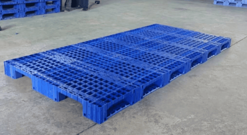 Durable HDPE Stackable Double-Sided Plastic Pallet for Logistics