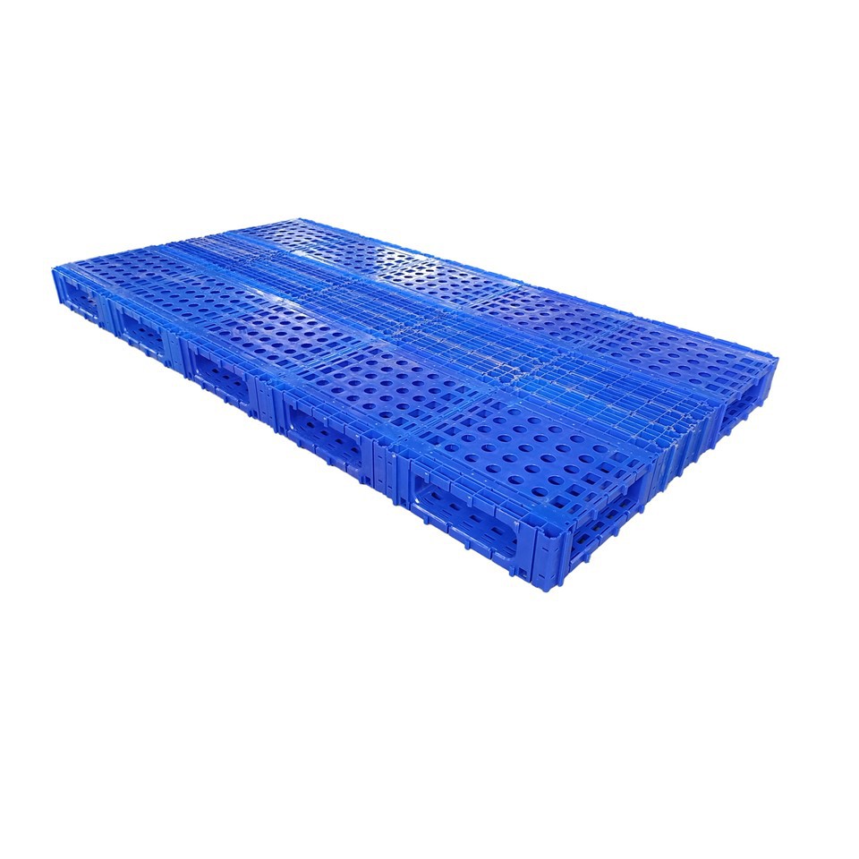 Durable HDPE Stackable Double-Sided Plastic Pallet for Logistics