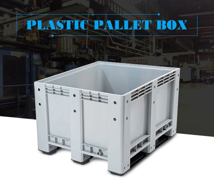 Heavy-Duty HDPE Solid Wall Bulk Container with Fork Entry