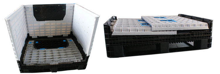 Heavy-Duty Foldable Plastic Pallet Box for Automotive & Logistics