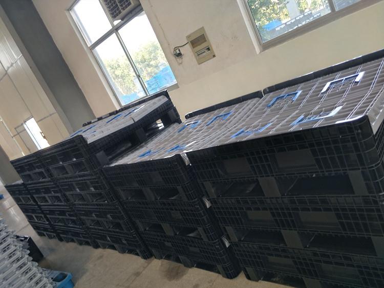 Heavy-Duty Foldable Plastic Pallet Box for Automotive & Logistics