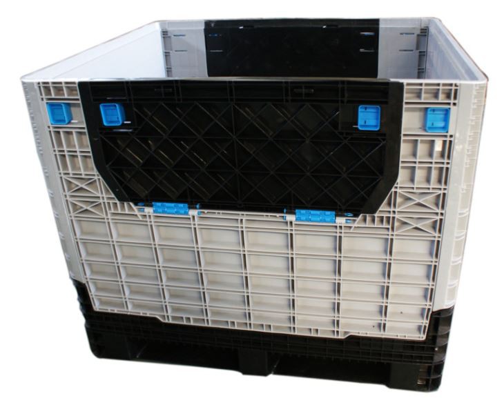 Durable 760mm HDPE Foldable Plastic Pallet Box for Automobiles