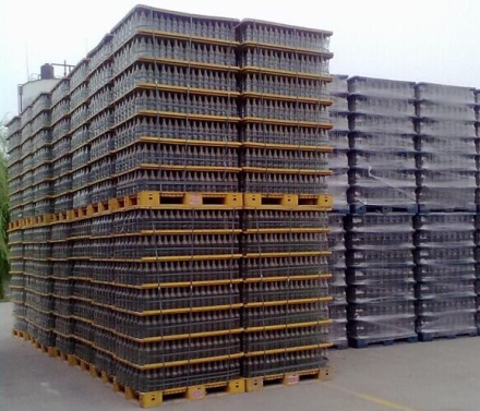 Durable HDPE Double Face Stackable Plastic Pallet for Warehouses