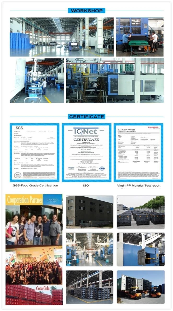 Company Overview Durable HDPE Stackable 1200x1000 Plastic Bulk Container