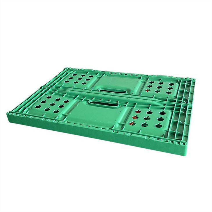 Durable HDPE Foldable Plastic Crates for Stackable Storage image 3