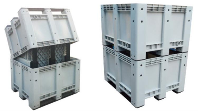 HDPE Plastic Pallet Box - Durable Stackable Logistics Container