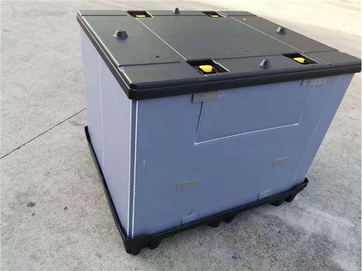 40x48x45cm HDPE Foldable Plastic Pallet Box for Logistics image 2