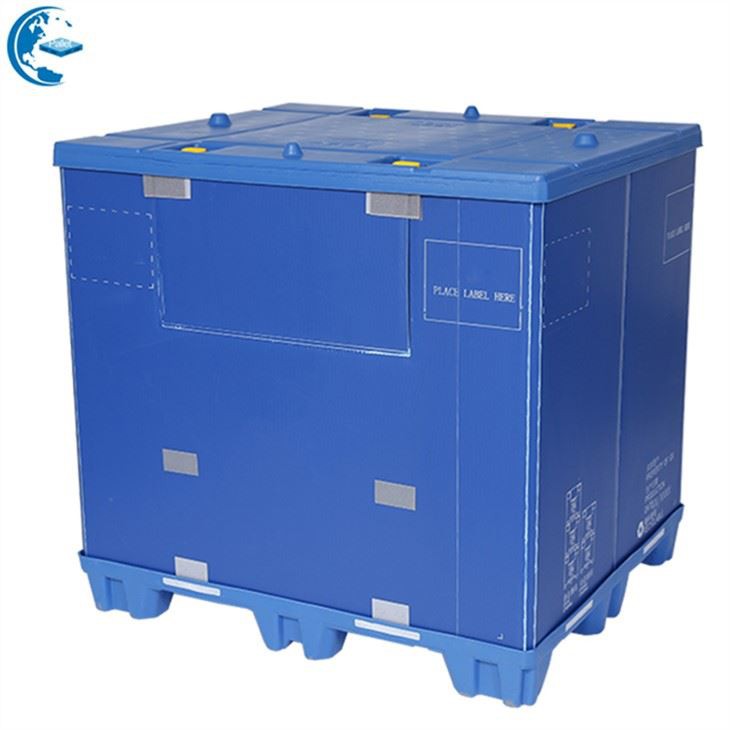 Reusable HDPE Stackable Plastic Sleeve Packs for Logistics
