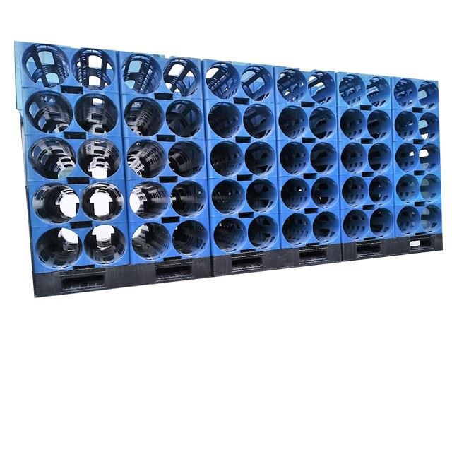 Durable HDPE Stackable 5 Gallon Jug Rack for Logistics image 2