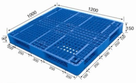 HDPE Reversible Stackable Plastic Pallet Reversible Stackable HDPE Plastic Pallet for Warehouse Storage