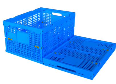 Durable Stackable HDPE Small Foldable Crate for Storage image 2