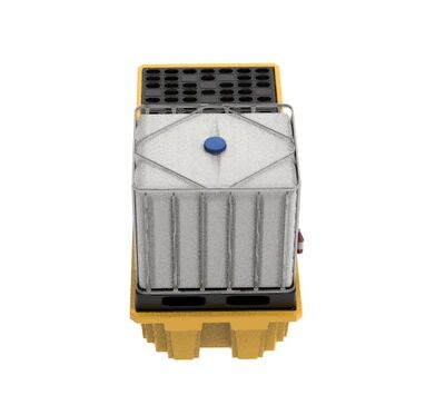 Heavy-Duty HDPE IBC Spill Containment Pallet - Holds 3 Drums