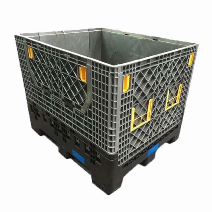 Heavy Duty HDPE Foldable Plastic Pallet Container 1200x1000mm