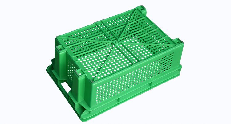 Plastic Crates for Bulk Storage - Image 5 Durable Stackable HDPE Plastic Crates for Fresh Produce
