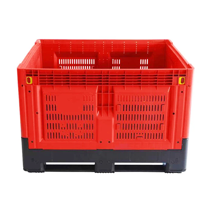 Heavy-Duty Foldable Plastic Pallet Bin for Logistics