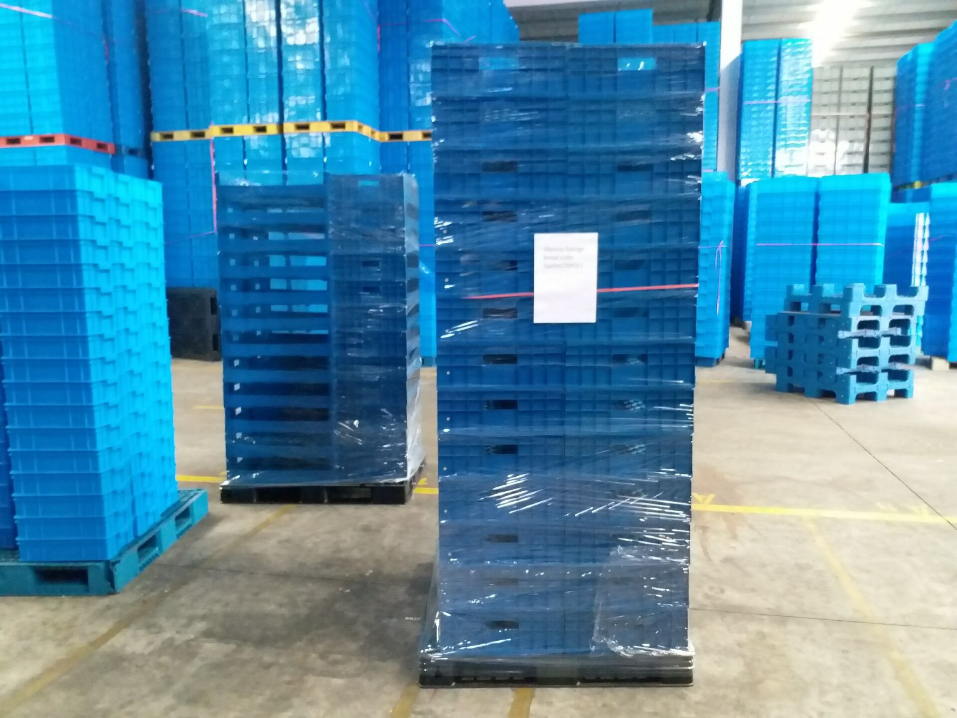 Durable HDPE Stackable Toast Crates for Bakery & Logistics