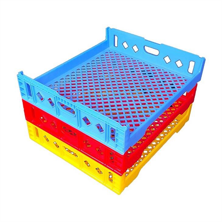 Durable HDPE Stackable Toast Crates for Bakery & Logistics image 3