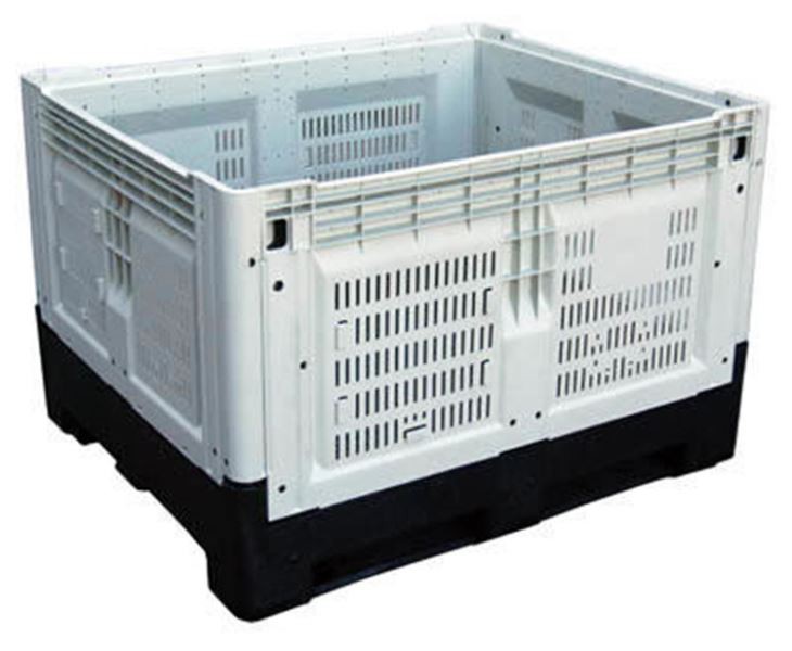 Durable Foldable HDPE Plastic Box for Fruits & Vegetables