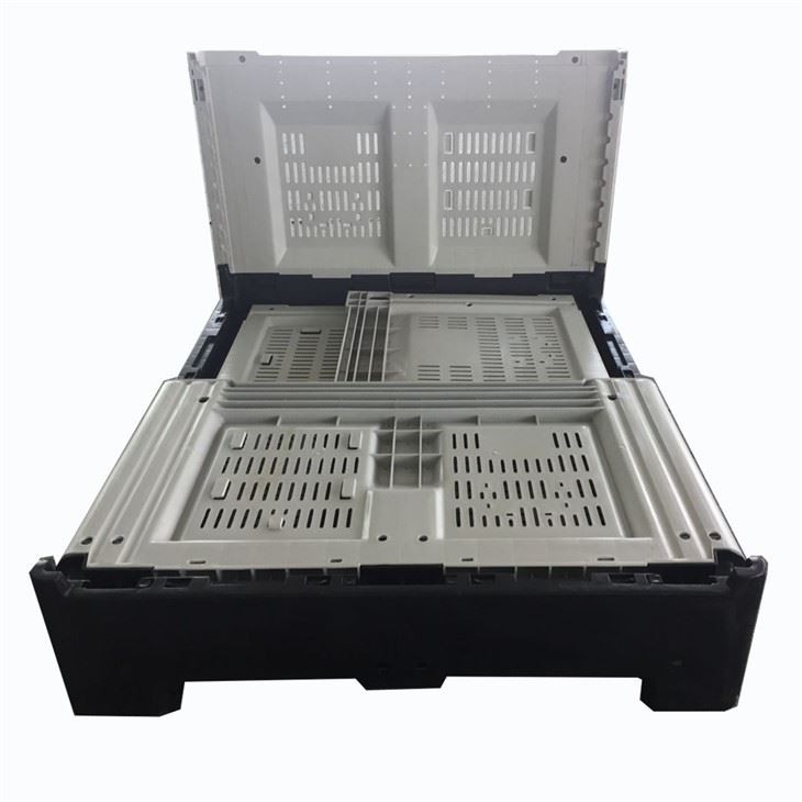 Durable Vented HDPE Plastic Mega Bins for Logistics image 2