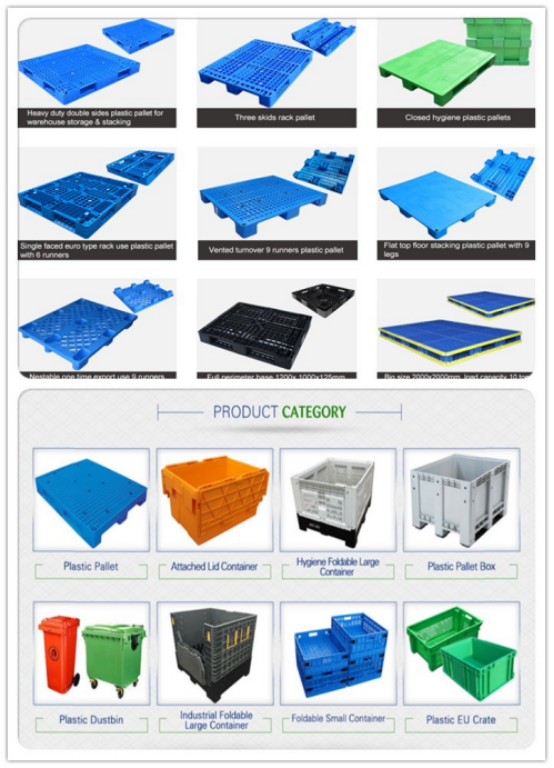 HDPE 2-Way Single-Faced Rotomolding Spill Pallet for Logistics