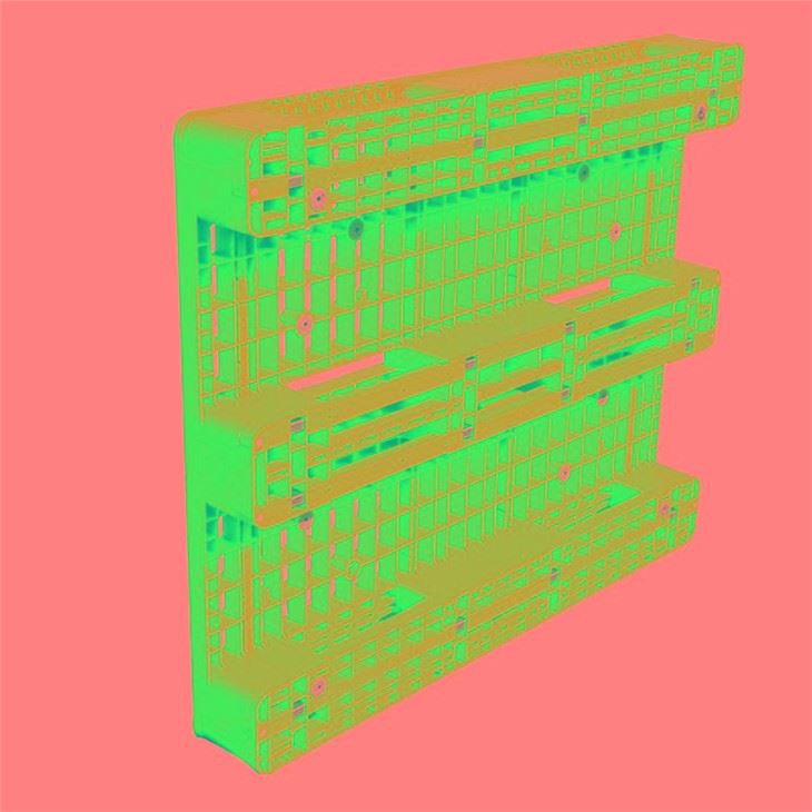 Durable Euro Plastic Pallets - HDPE Stackable Industrial Pallets image 3