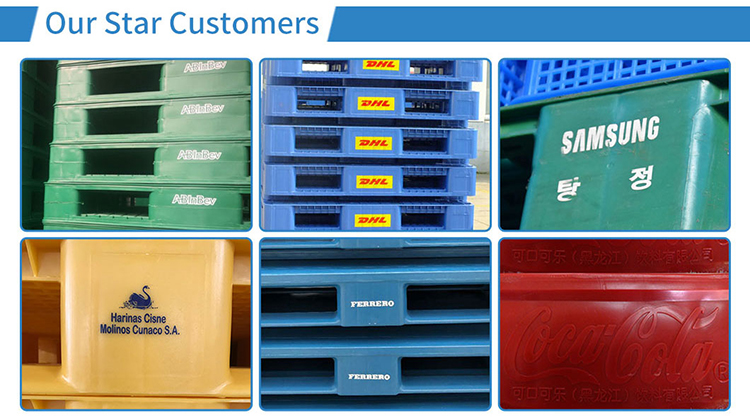 Heavy Duty HDPE Plastic Pallet 1300x1100mm with 3 Skids
