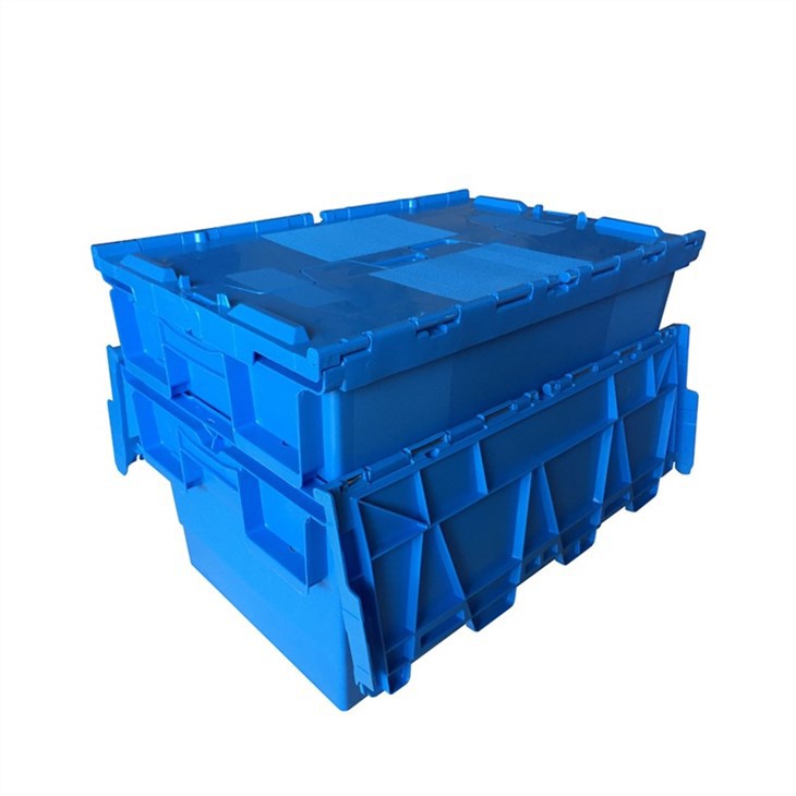 Durable HDPE Stackable Plastic Moving Boxes Wholesale image 4