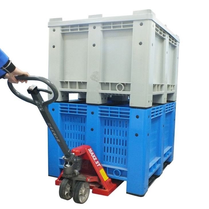 Durable HDPE Vented Plastic Pallet Bin for Logistics image 4