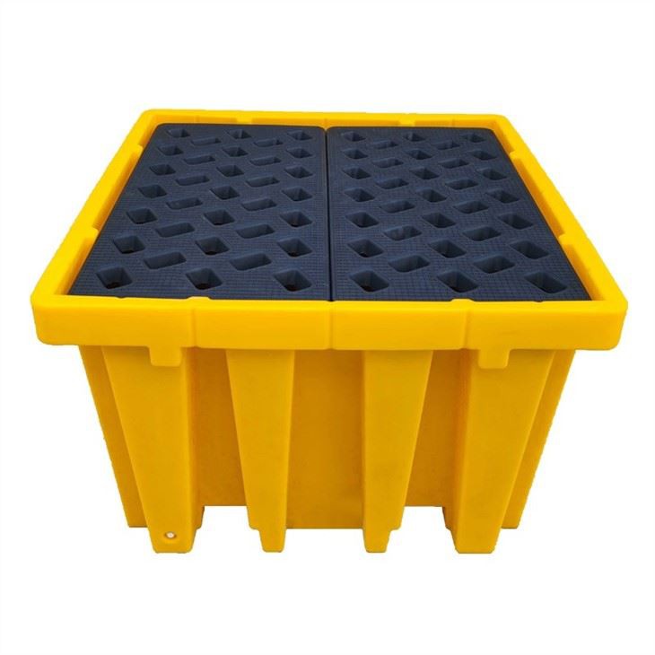 Durable HDPE IBC Poly Pallet - Stackable, Chemically Resistant Plastic Solution image 3