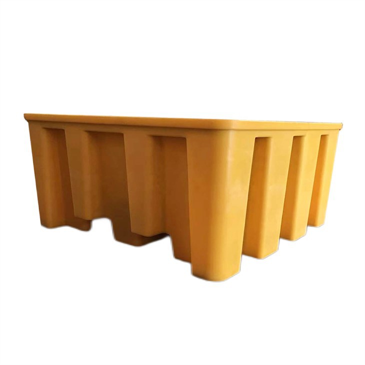 Durable HDPE IBC Poly Pallet - Stackable, Chemically Resistant Plastic Solution
