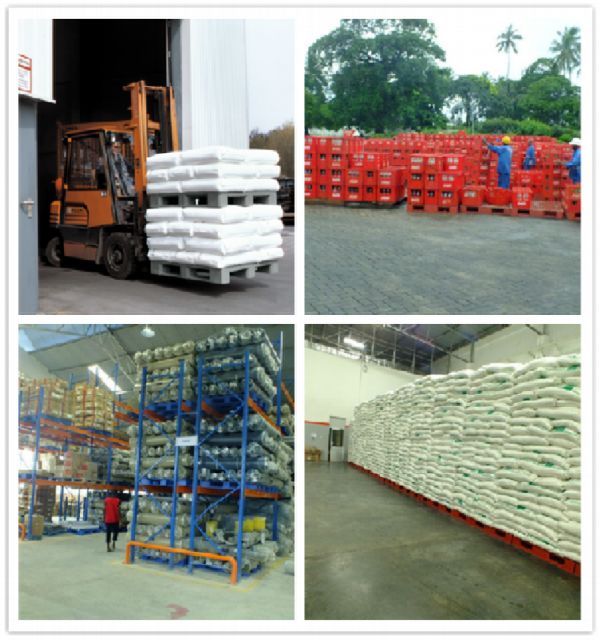 Durable 2000x2000mm 10 Ton HDPE Plastic Pallet