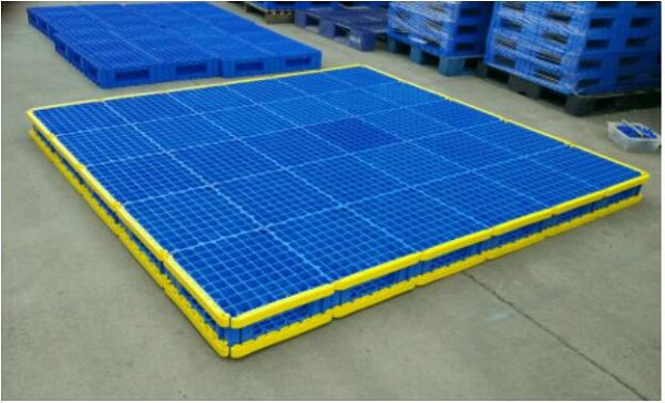 Heavy Duty 2000x2000mm HDPE Stackable Plastic Pallet 10 Ton