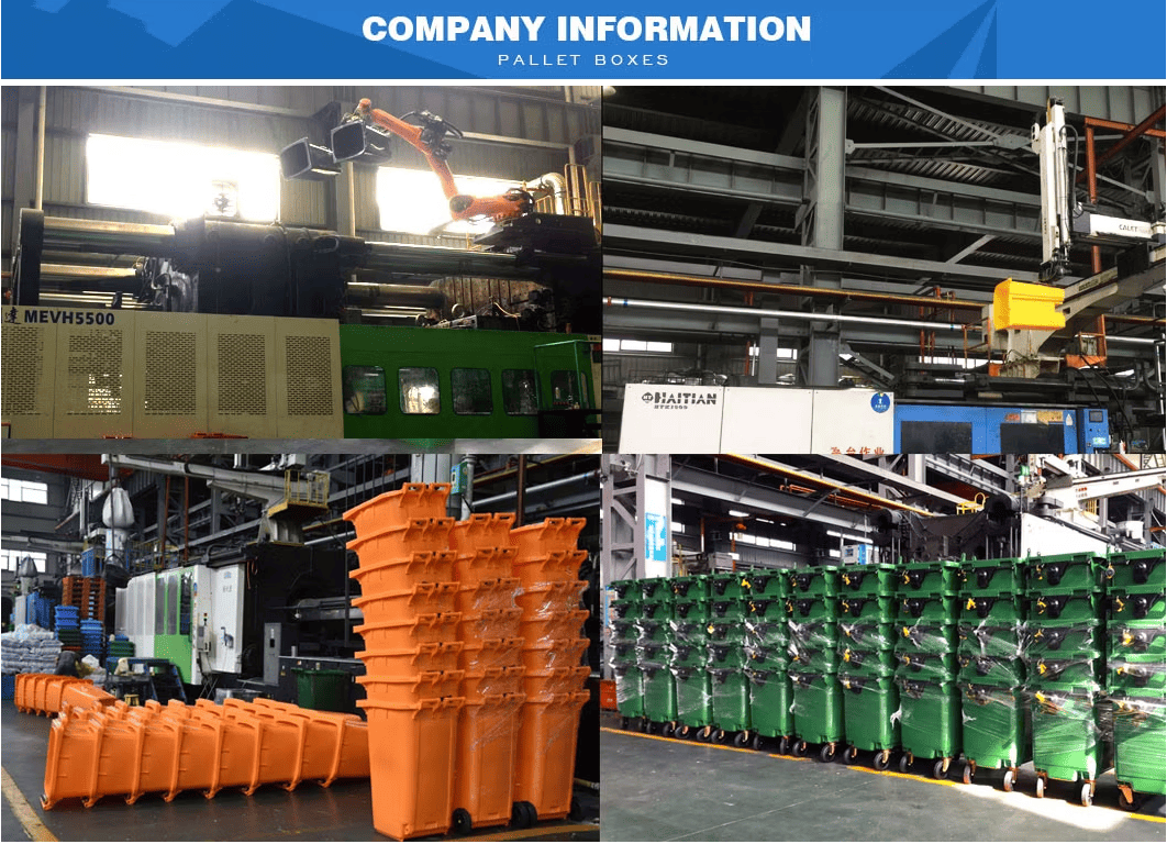Durable HDPE Wheeled Waste Bin with Push Flap Lid