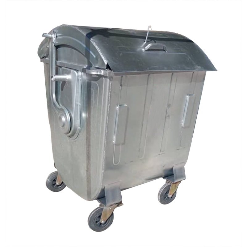 Heavy-Duty Stainless Steel Garbage Can - Durable & Rodent Proof