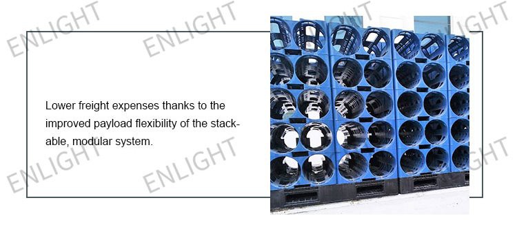 Durable HDPE Stackable Water Rack for 5-Gallon Bottles