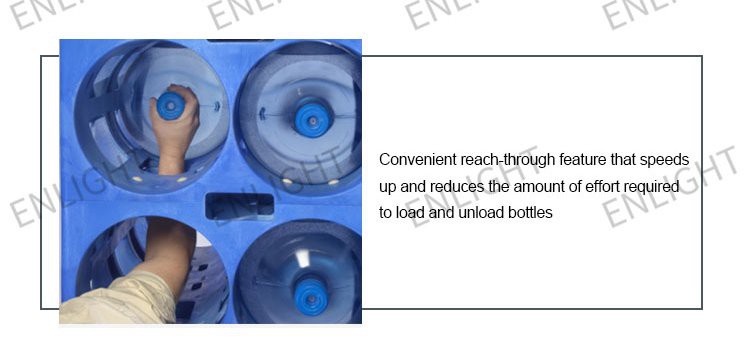 Durable HDPE Stackable Water Rack for 5-Gallon Bottles