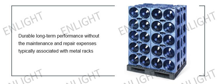 Durable HDPE Stackable Water Rack for 5-Gallon Bottles