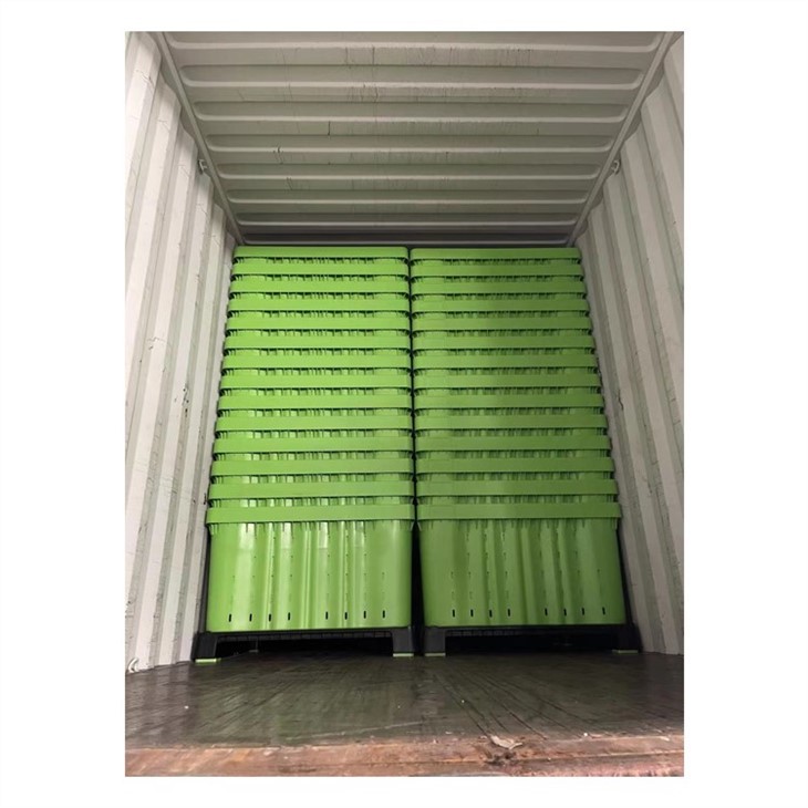Durable HDPE Stackable & Nestable Plastic Pallet Bin image 2