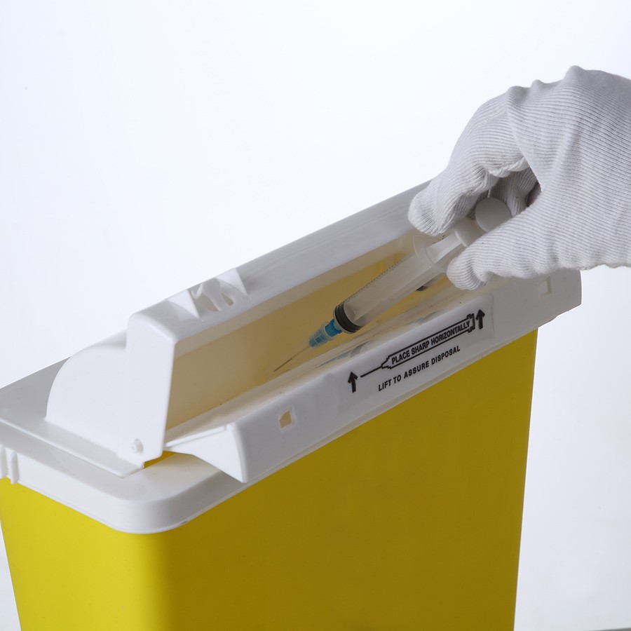 Heavy-Duty HDPE Disposable Sharps Containers for Hospitals image 3