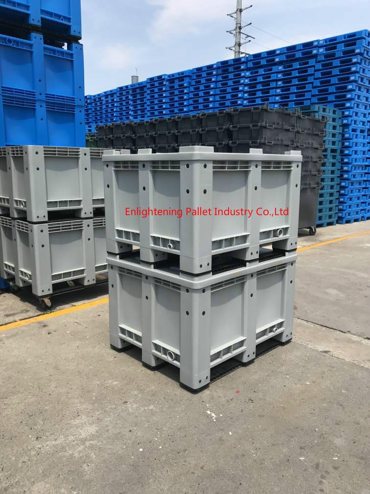 HDPE Stackable Plastic Pallet Box – Durable Bulk Container
