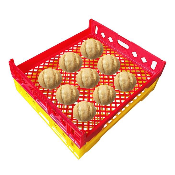 HDPE Plastic Toast Crate | Stackable Food Storage Container