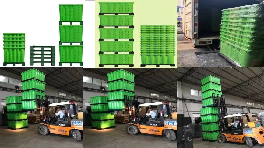Australia 780L HDPE Stackable Plastic Pallet Bin
