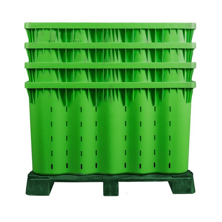 Australia 780L HDPE Stackable Plastic Pallet Bin image 2