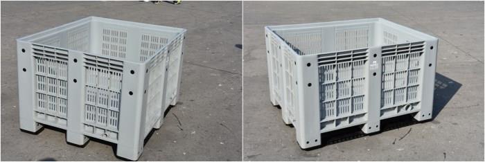 High-Performance Vegetable Storage Bin Durable Stackable HDPE Vegetable Plastic Pallet Container