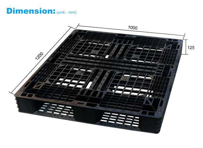 Lightweight HDPE Single-Use Plastic Pallet for Logistics